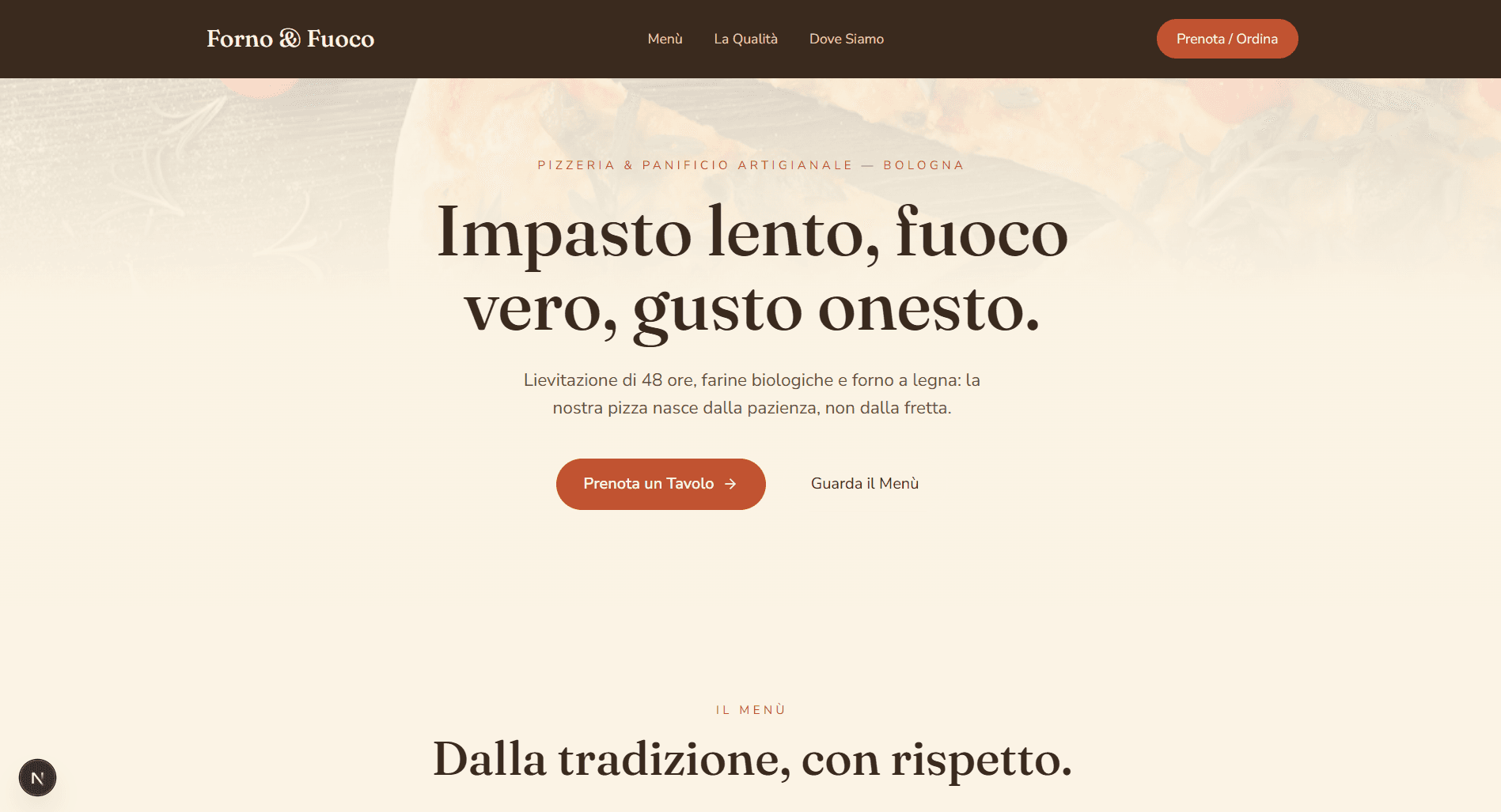 Forno template preview