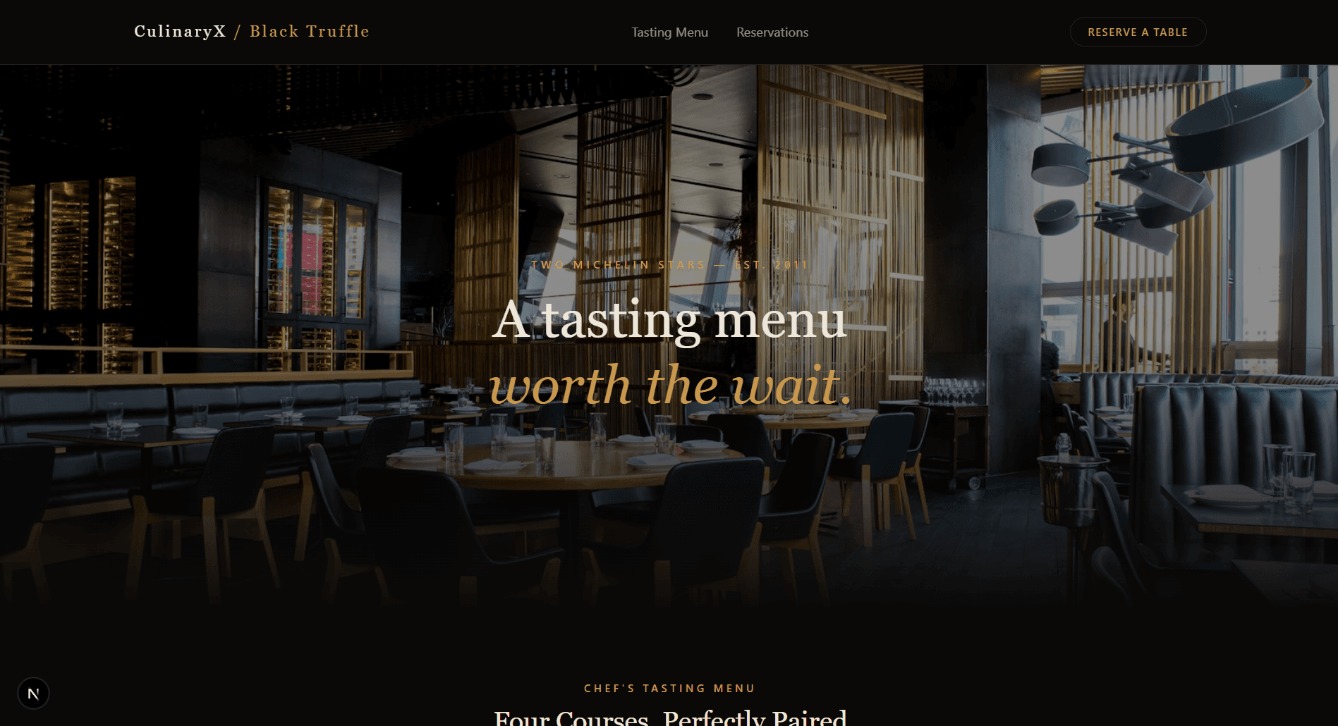 Black Truffle template preview